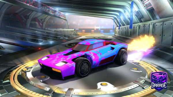 A Rocket League car design from ChatDisabled-RL