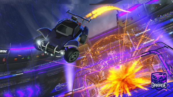 A Rocket League car design from she_luh