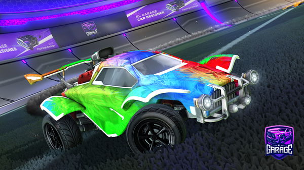 A Rocket League car design from OrangeAce7