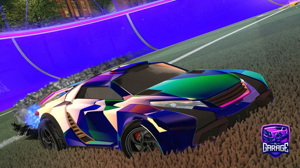 A Rocket League car design from Nubilys