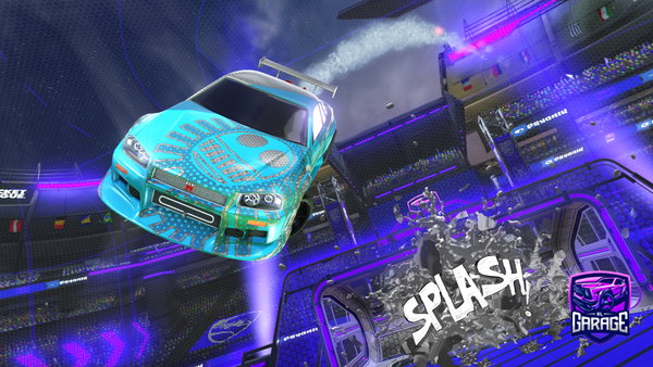 A Rocket League car design from sinkisdum