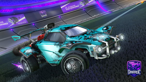 A Rocket League car design from xenrll