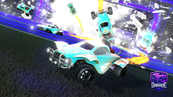 A Rocket League car design from D64s