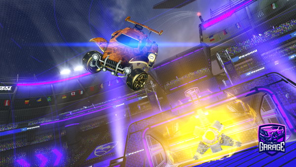 A Rocket League car design from Musklr