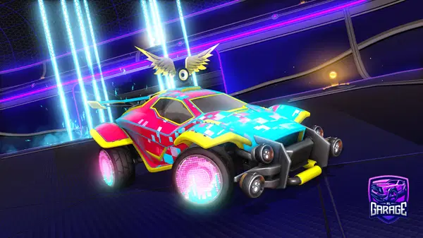 A Rocket League car design from LAKITUFAN