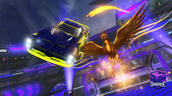 A Rocket League car design from Syhixx22