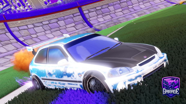 A Rocket League car design from GFuelTripp