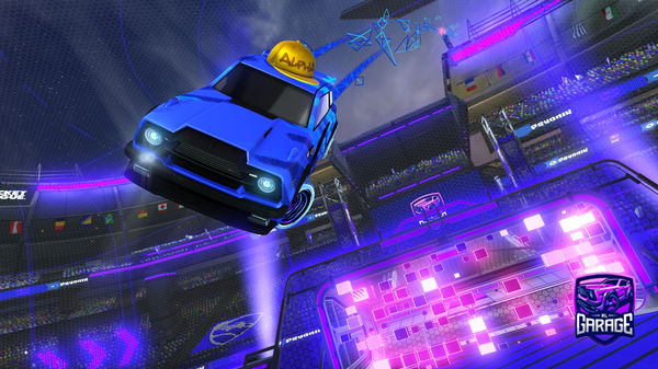 A Rocket League car design from banane_KR