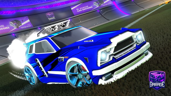 A Rocket League car design from Dragons2616431