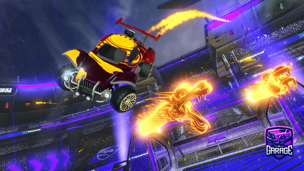 A Rocket League car design from sinttu