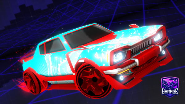 A Rocket League car design from comment_next_car_colour