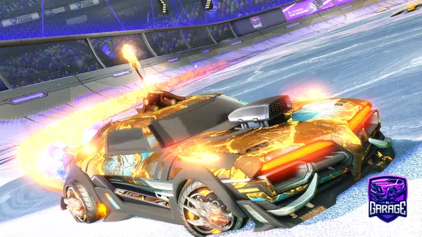 A Rocket League car design from Ubertrader