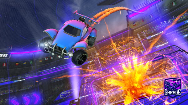 A Rocket League car design from Sweater_0321