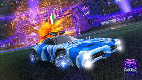 A Rocket League car design from InflamedMango79