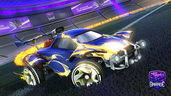 A Rocket League car design from KTRLCluB