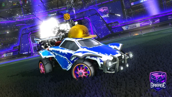 A Rocket League car design from Number_rl