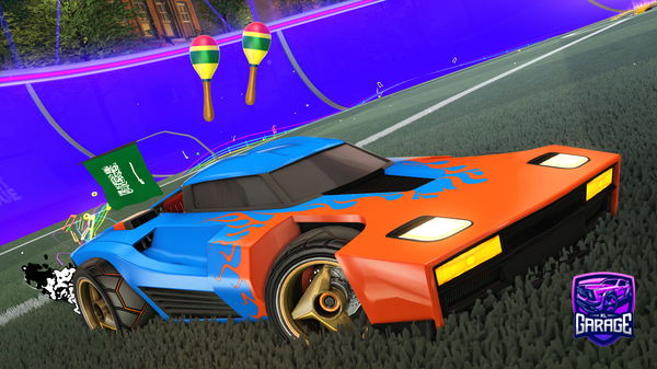 A Rocket League car design from DozenRock742792