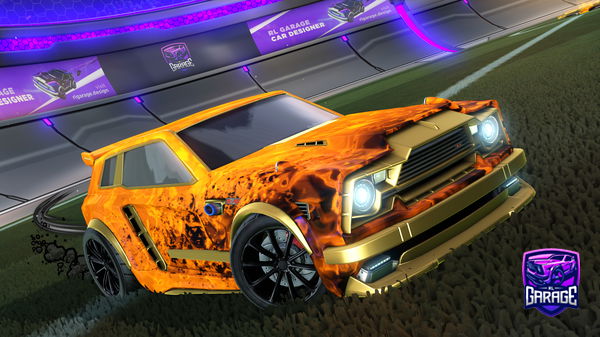 A Rocket League car design from RL_DxrkYT