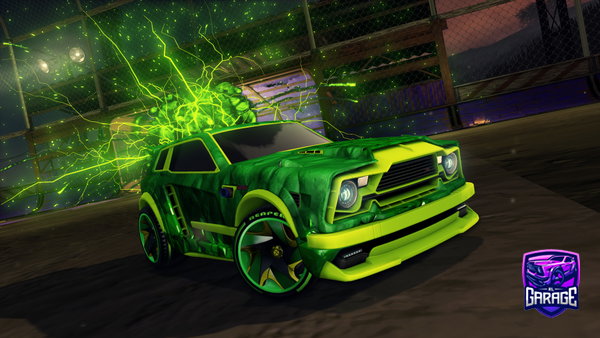 A Rocket League car design from FearTB