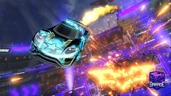 A Rocket League car design from FlashRun77