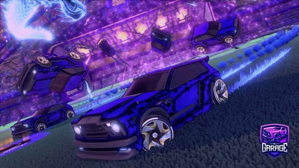 A Rocket League car design from Wizzowiwb