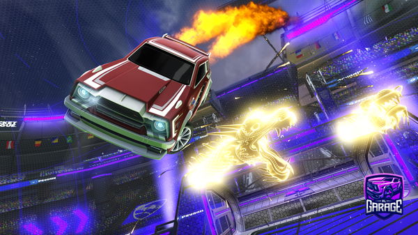 A Rocket League car design from Shpon_