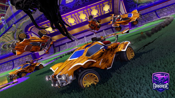A Rocket League car design from Dorart