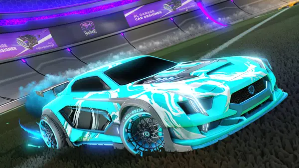 A Rocket League car design from Poweredplayer