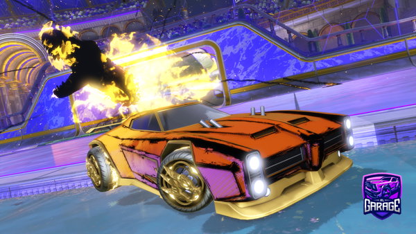 A Rocket League car design from Cafedoppio