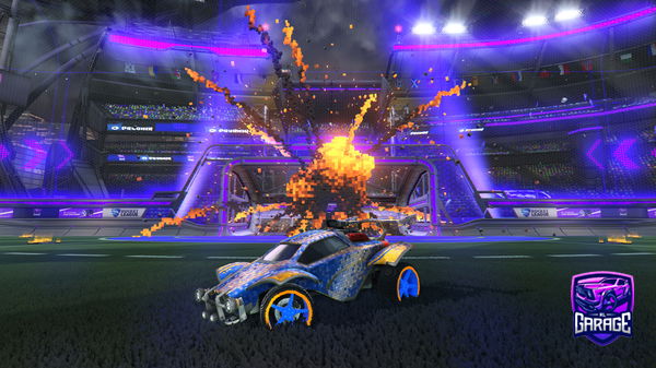 A Rocket League car design from SaltySylveon
