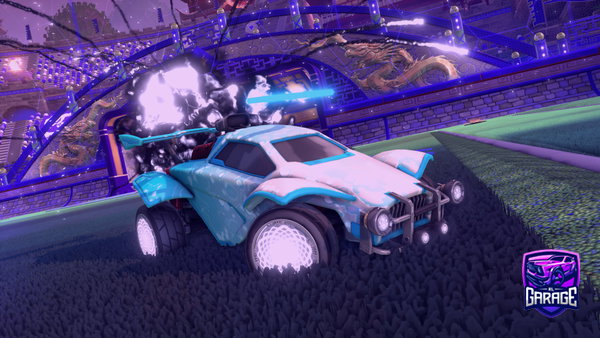 A Rocket League car design from AboutGoldfish40