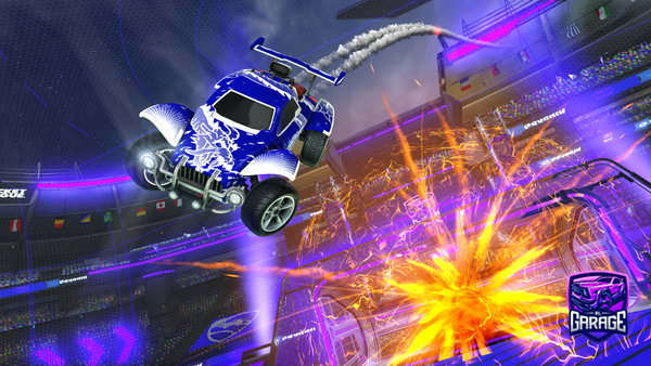 A Rocket League car design from LAXO494