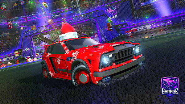 A Rocket League car design from Waffled