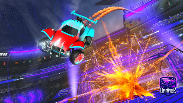 A Rocket League car design from XxcrisxX4806