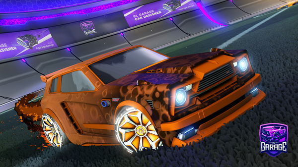 A Rocket League car design from Loddi