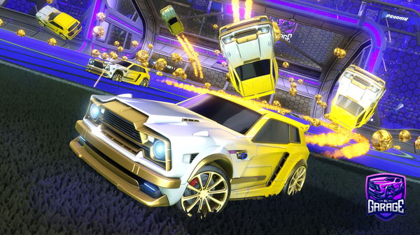 A Rocket League car design from JojoGooo