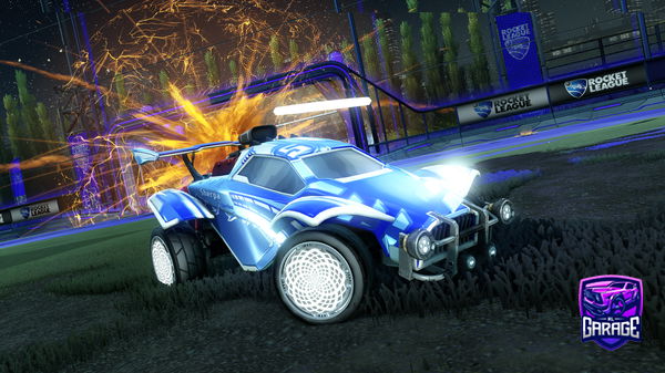 A Rocket League car design from cutxo