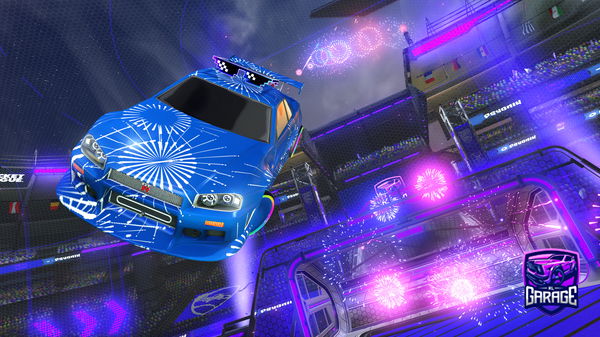 A Rocket League car design from m3ss1g04t