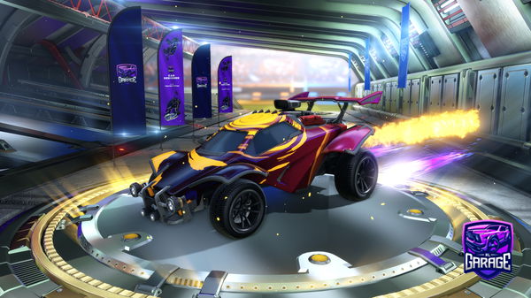 A Rocket League car design from Wahwahhalik