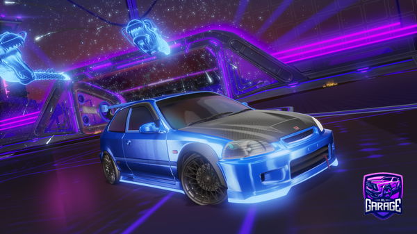 A Rocket League car design from not_Quadra