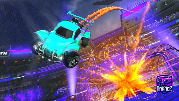 A Rocket League car design from Victory_EF