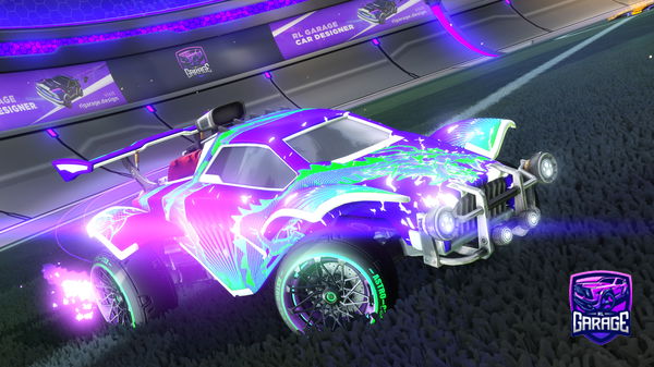 A Rocket League car design from Phlashstep