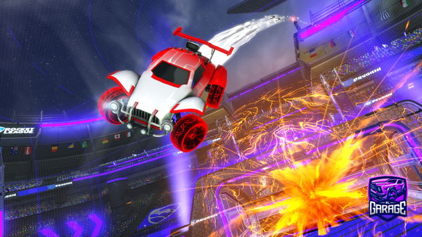 A Rocket League car design from Synthic-HH