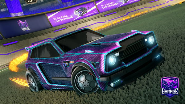 A Rocket League car design from FrostiNien