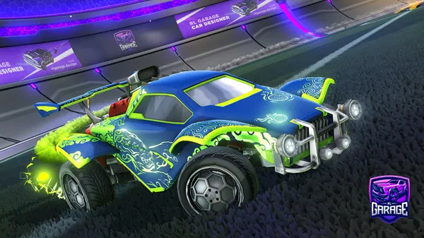 A Rocket League car design from EXtrANO0bZ