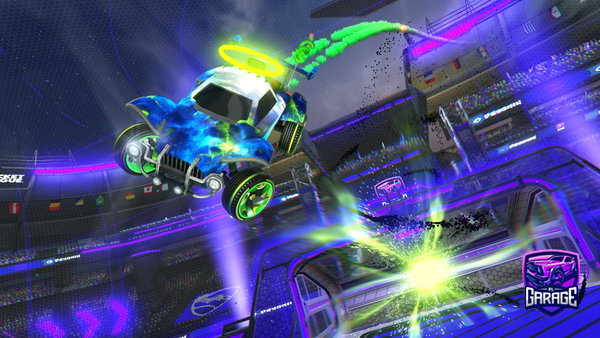 A Rocket League car design from hosco292teniente