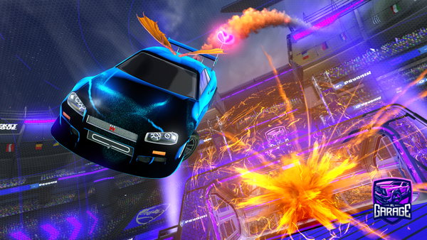 A Rocket League car design from thegamedragon
