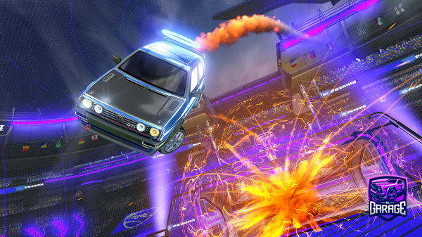 A Rocket League car design from Evkana