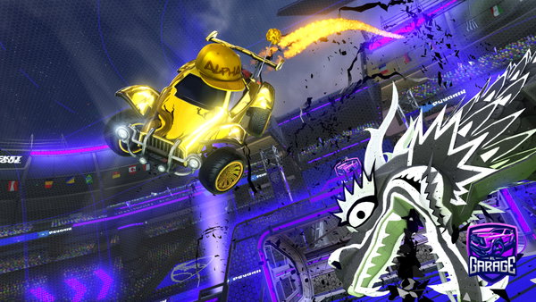 A Rocket League car design from bennyboyaggie