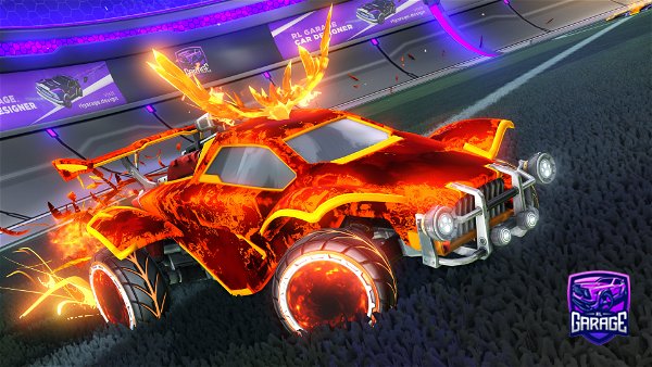 A Rocket League car design from MageSpace